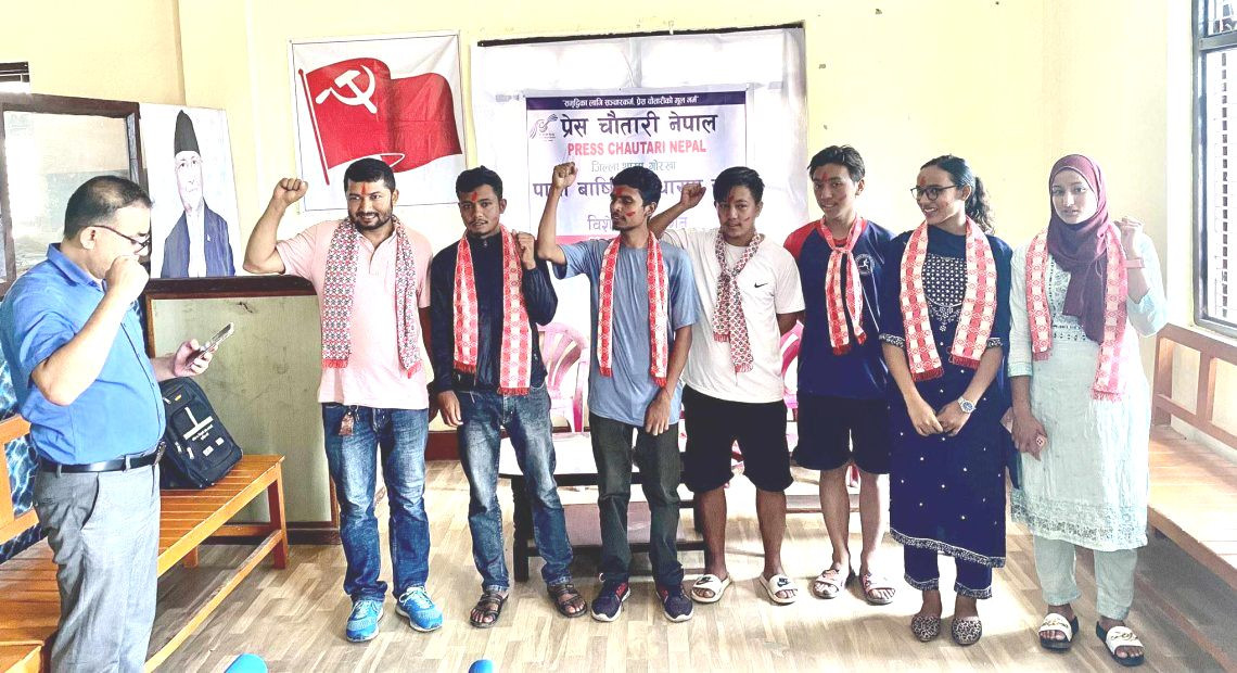 प्रेस चौतारी गोरखाको अध्यक्षमा सुजन न्यौपाने