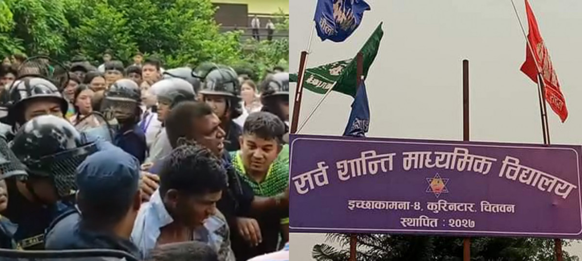 छात्राहरुलाई अश्लिल म्यासेज पठाएको भन्दै सर्वशान्ति मावि कुरिनटारका शिक्षक अर्जुन खत्री माथि विद्यार्थीद्वारा कुटपिट