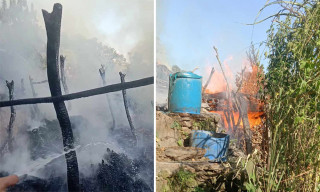धादिङको जवाङ गाउँमा अवस्थित सोमवहादुर चेपाङको घरमा आगलागी, सबै सामाग्री जलेर नष्ट