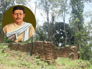 शिलान्यास भएको सात वर्षपछि बल्ल चुँदीरम्घामा भानुगृह निर्माण हुँदै