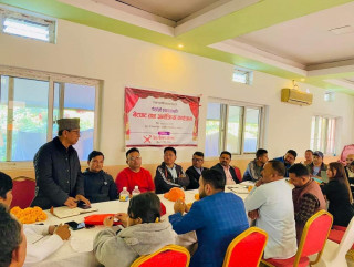 रिभरफनबीचमा प्रेस सेन्टर आवद्ध गोर्खाली पत्रकारहरु बिच भेटघाट तथा अन्तरक्रिया