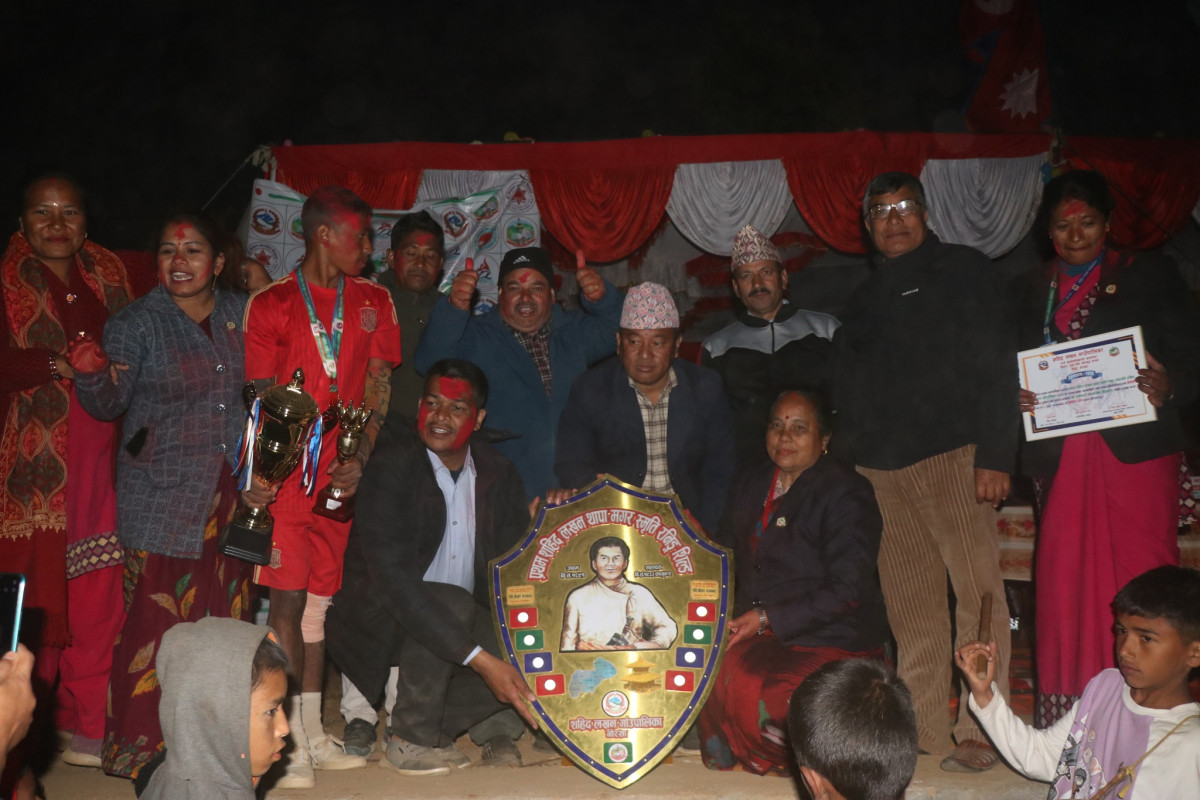 शहिद लखन गाउँपालिकाको रनिङ शिल्ड प्रतिगोगिता रामेश्वरी माविले जित्यो