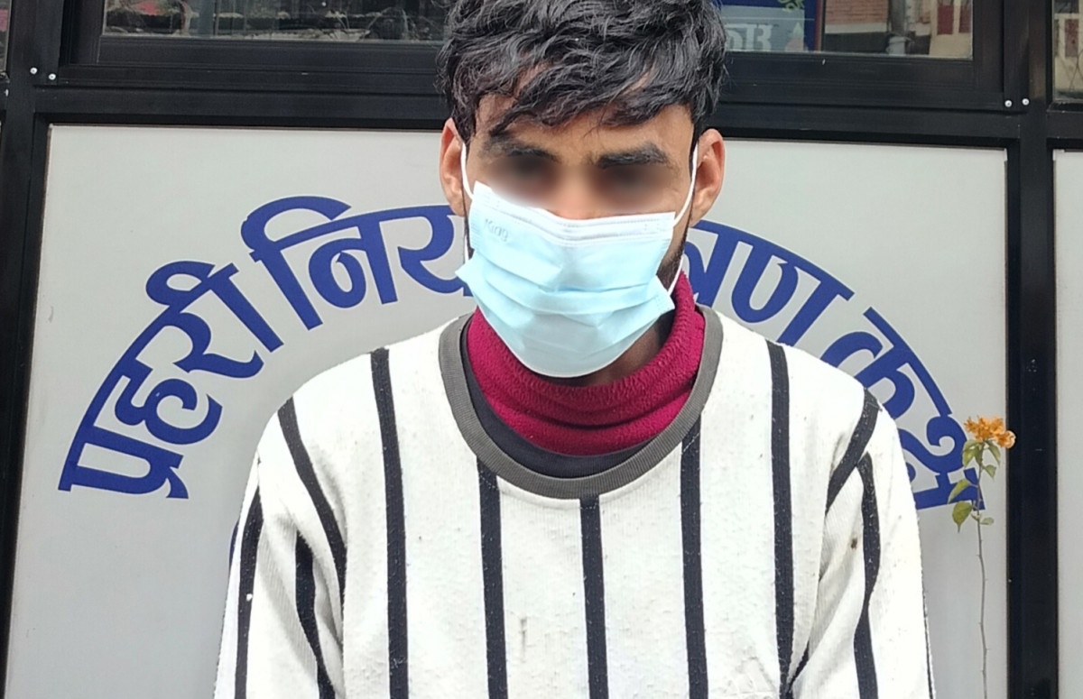 आँबुखैरेनीको बरादीमा अवैध लागुऔषध सहित १ जना पक्राउ