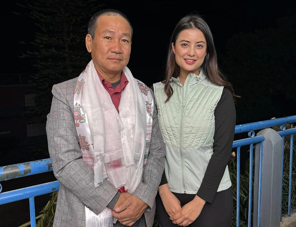 फिल्ममा अभिनय गर्दै धरानका मेयर हर्क साम्पाङ, ‘खजुरे ब्रो’मा एक मिनेटको भूमिका