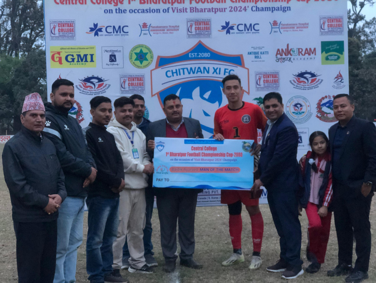 गैंडाकोटलाई हराउँदै आँबुखैरेनी गाउँपालिका भरतपुर च्याम्पियनसिपको फाइनलमा प्रवेश
