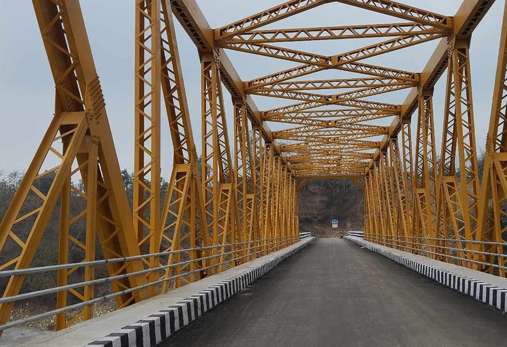 तनहुँ र चितवनलाई जोड्ने ठिमुरामा पक्की पुल, चैत १७ गते उद्घाटनको तयारी