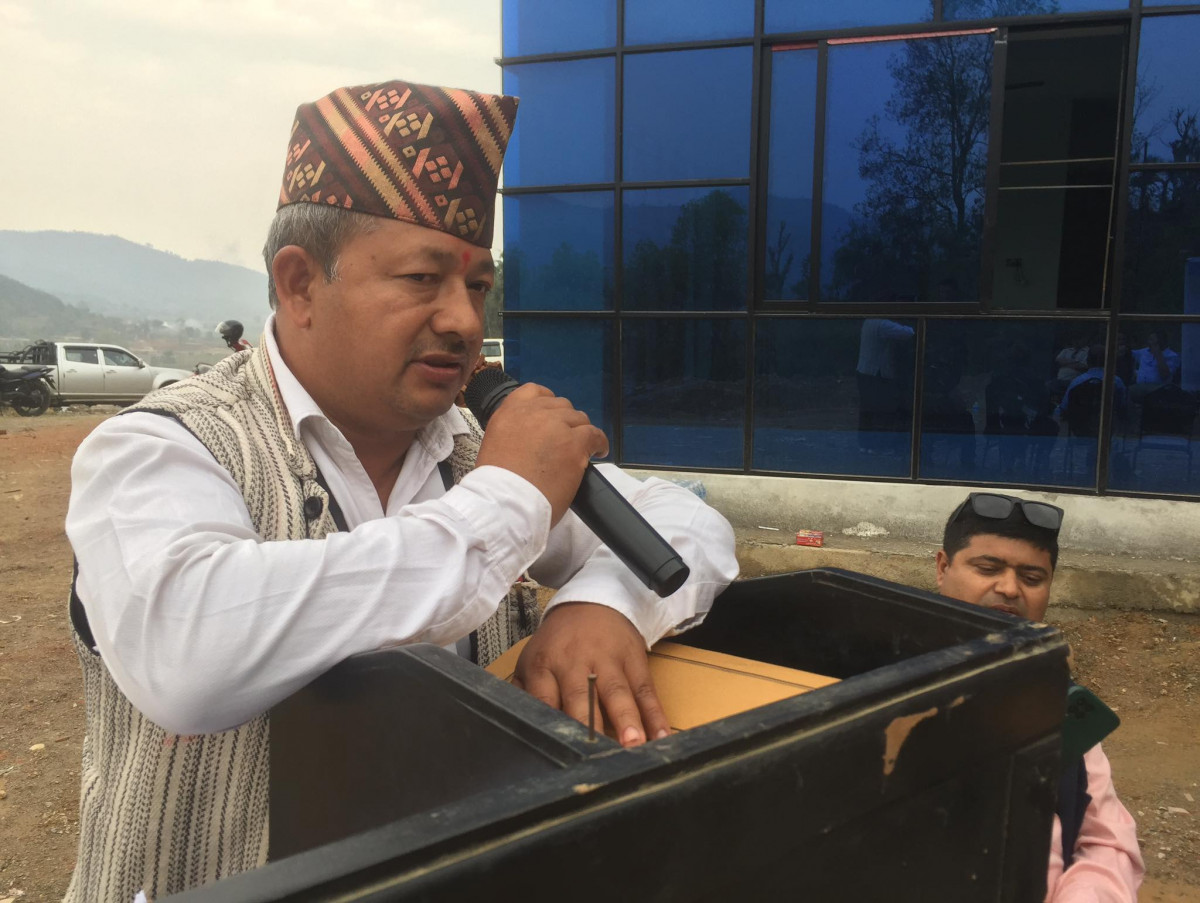 म्याग्देमा हामीले उत्पादन र कृषिमा विशेष जोड दिएका छौ : अध्यक्ष श्रीप्रसाद श्रेष्ठ