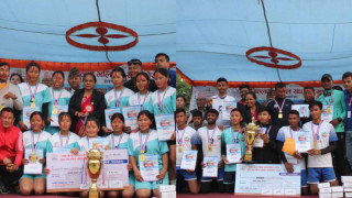 प्रथम अन्तर पालिकास्तरीय पुरुष भलिबलको उपाधी शहिद लखनले जित्यो, महिला तर्फ पनि उपविजेता