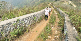 बन्दीपुरमा पर्यटकलाई आकर्षित गर्न  ‘मिनी ग्रेटवाल’ निर्माण