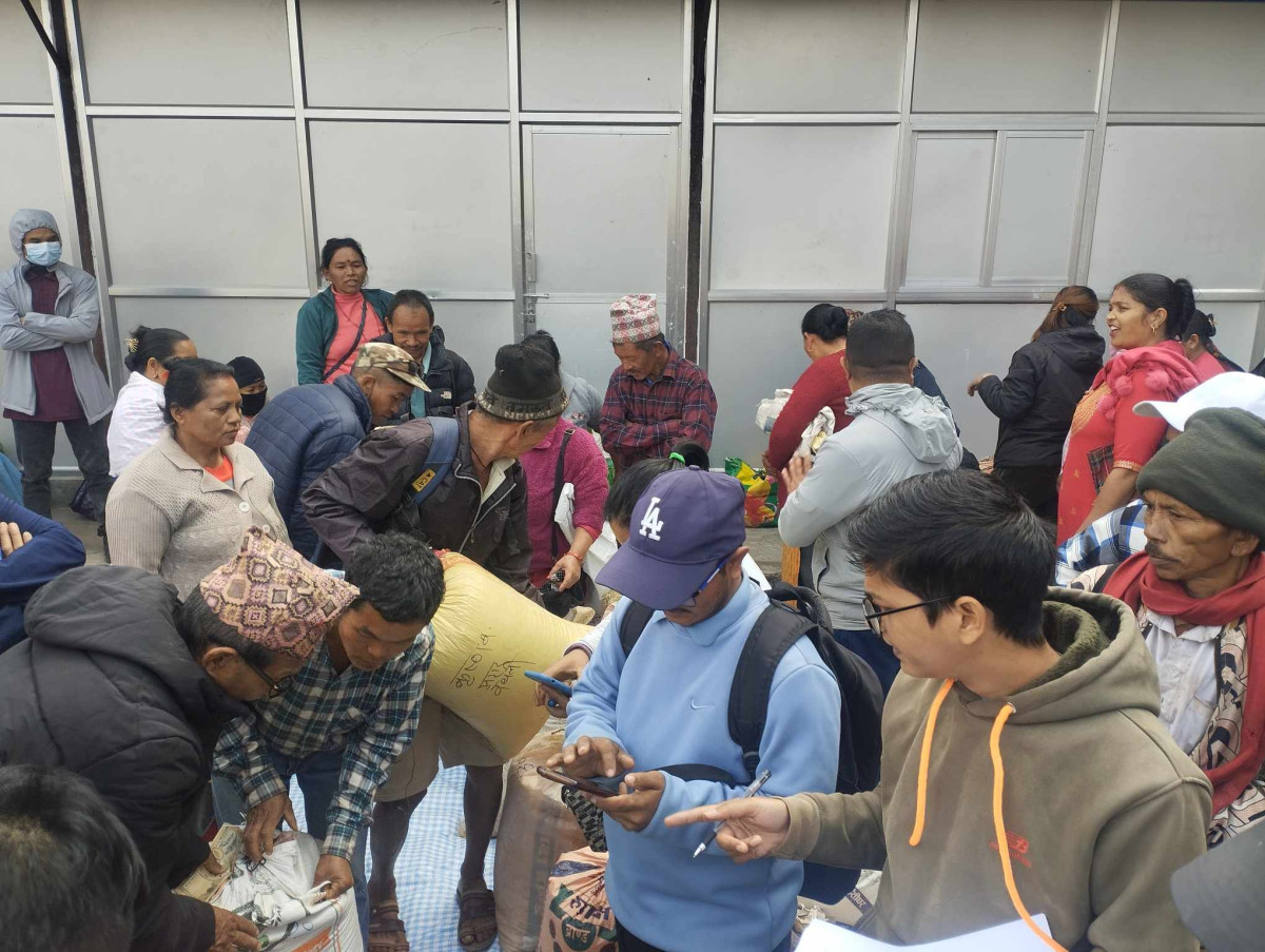 आँबुखैरेनीको हाटबजारमा ४२ सय किलो मास बिक्री, ८ लाख भन्दा बढि आम्दानी