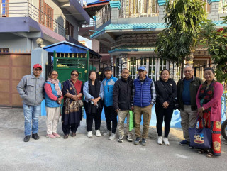 क्होइबो धीँ निर्माणका लागि जग्गा खरिद सहयोगार्थ तमू प्ये ल्हु संघ चितवनद्वारा घरदैलो अभियान सुरु