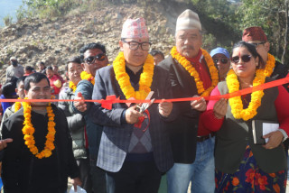 इच्छाकामनाको भाराङ्गमा सामुदायिक स्वास्थ्य इकाईको नवनिर्मित भवन उद्घाटन