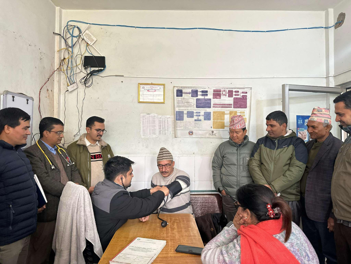 इच्छाकामना आधारभुत अस्पतालको प्रथम वार्षिकोत्सवमा निःशुल्क स्वास्थ्य शिविर, १८० जनाको स्वास्थ्य परीक्षण