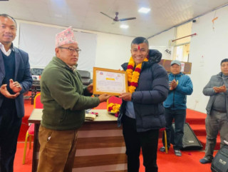 सहिद लखनद्धारा Asia Vovinam Championships 2024  रजतपदक विजेता श्रेष्ठलाई सम्मान