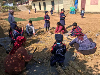 शहिदलखन गाउँपालिका भित्रका सबै सामुदायिक विद्यालयहरुमा च्याउ खेती सुरु