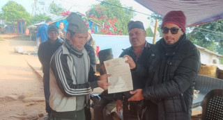सहिद लखन गाउँपालिकामा घरदैलोमै मृत्युदर्ता र जन्मदर्ताको प्रमाणपत्र उपलब्ध