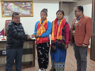 दक्षिण एसियाली कराँते प्रतियोगितामा भाग लिन जाने देवघाटकी गुरूङलाई  बिदाइ