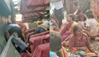 धनुषामा बस दुर्घटना हुँदा २० भन्दा बढी यात्री घाइते