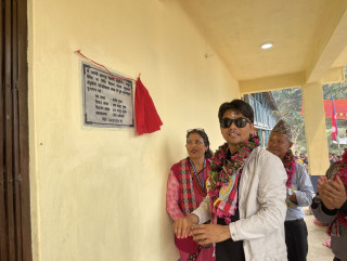 जलदेवी आधारभूत विद्यालयको नवनिर्मित २ कोठे भवनको उद्घाटन