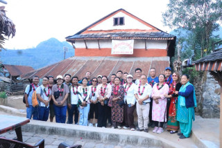 नेपाल मगर साँस्कृतिक संघ चितवनद्वारा क्रांदिप सामुदायिक होमस्टेको अवलोकन