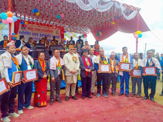 सहिद लखन गाउँपालिकाको प्रमुख प्रशासनिक भवनको समुद्घाटन
