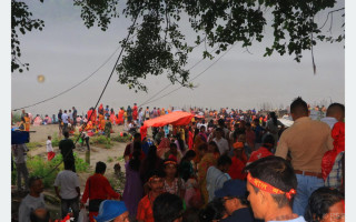 देवघाटकाे बोलबम मेलामा डेढ लाख भक्तजन
