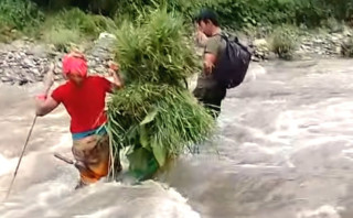 गुल्मीको निस्तीमा खोलामा अझै जोखिम उस्तै