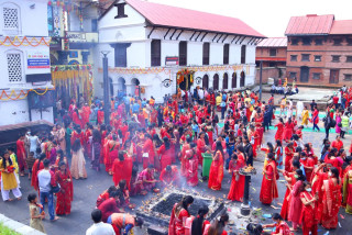 हरितालिका तीज : धार्मिक श्रद्धा र सामाजिक उल्लासका साथ मनाइँदैछ