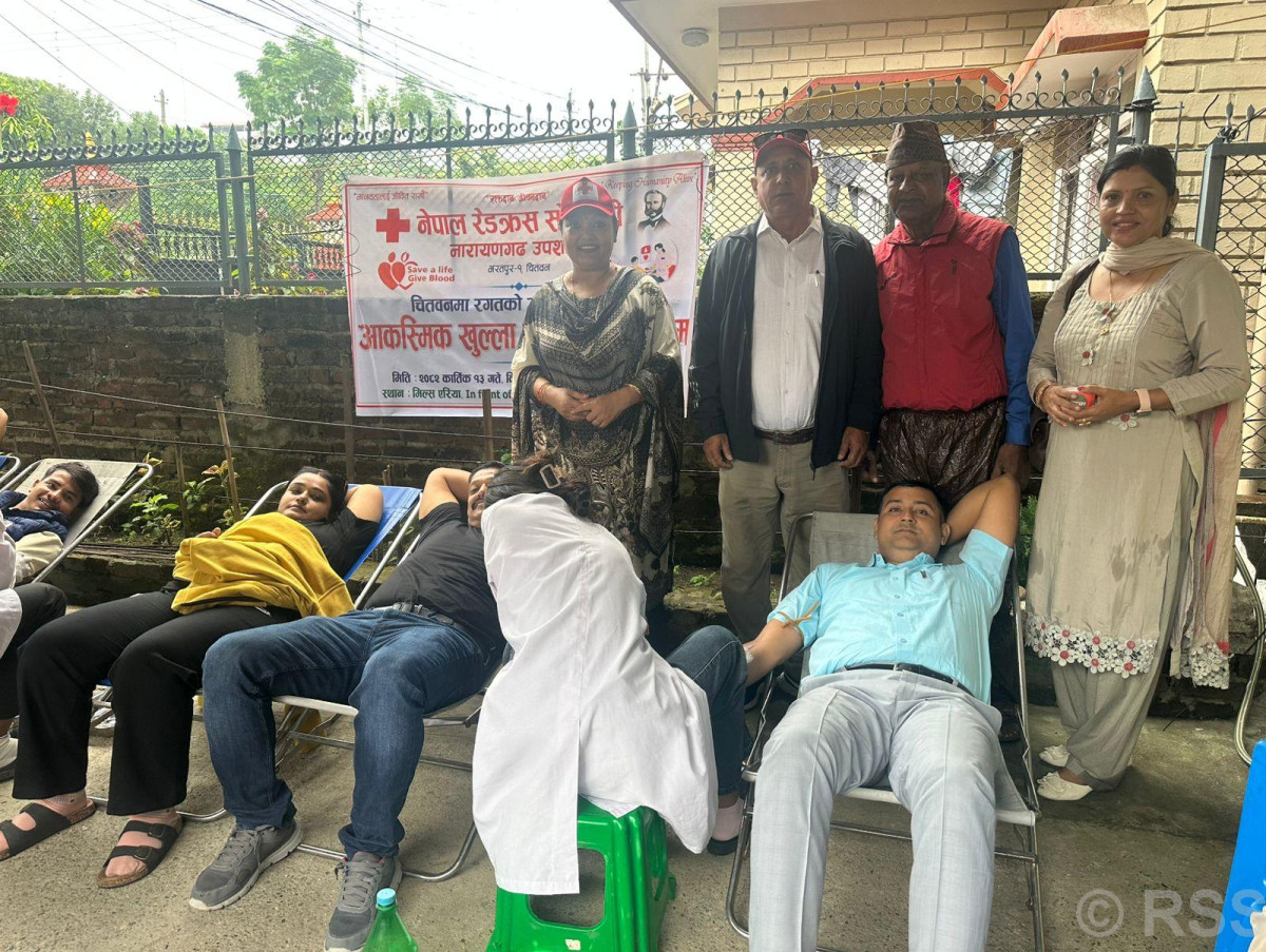 चितवनमा रगतको चरम अभाव, आकस्मिक रक्तदान सुरु