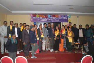 आँबुखैरेनी खानेपानीको अध्यक्षमा शालिकराम अधिकारी निर्विरोध निर्वाचित