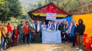 इच्छाकामनाको कुयलघारीमा ३३ घरधुरीको लागि सुरक्षित खानेपानी संचालन गापा अध्यक्ष गुरुङद्वारा उद्घाटन