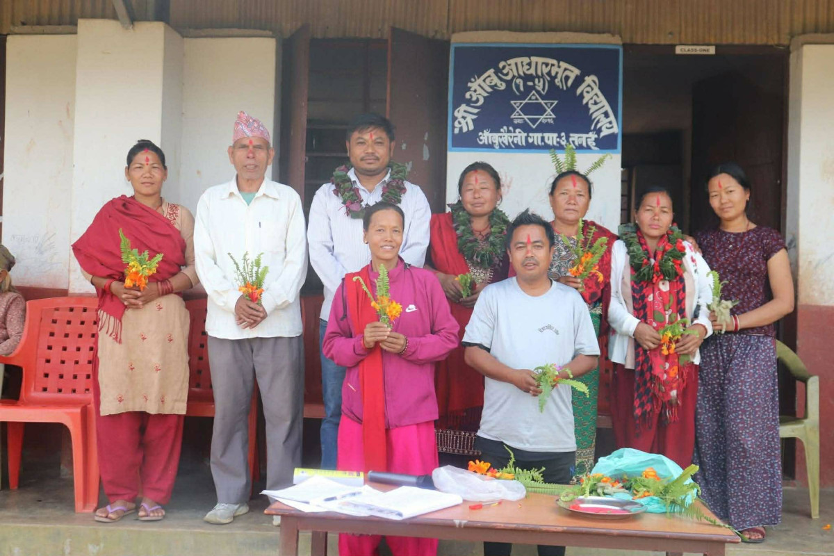 आँबु आधारभूत विद्यालयको विव्यस अध्यक्षमा हरिमाया आले चयन
