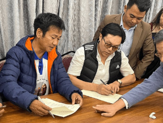 हर्क साम्पाङ र सुदन किरातीबिच एकता गर्ने सहमति