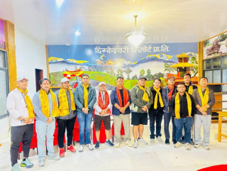 आँबुखैरेनी ब्याडमिन्टन संघको अध्यक्षमा दिपक गुरुङ सर्वसम्मत चयन