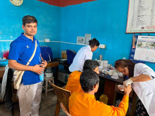 अन्तर्राष्ट्रिय रक्तदाता दिवसमा देवघाटमा १५० जनाको रक्त समूह परीक्षण