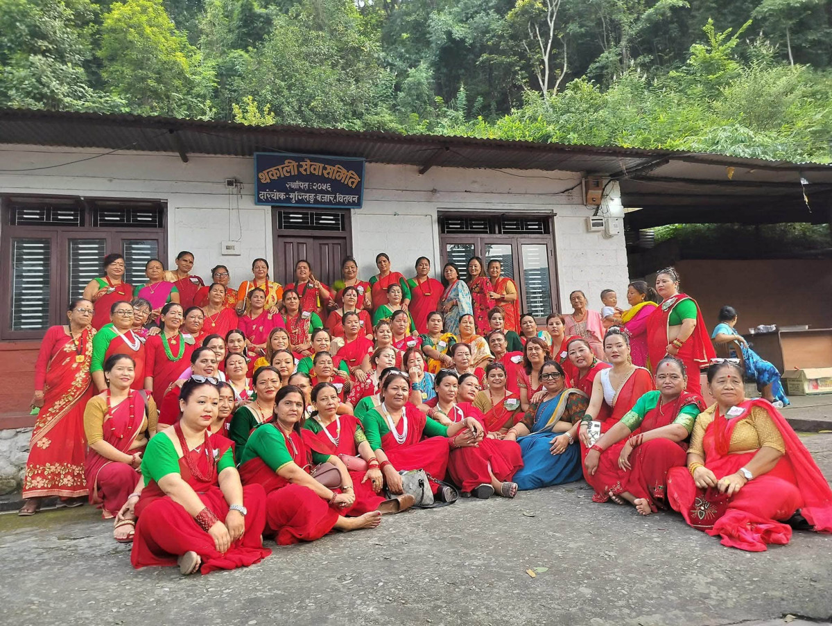 मुग्लिनको कर्तव्यनिष्ट महिला समूहले तीज मनाउने ५५ हजार रकम प्रधानमन्त्री राहत कोषमा जम्मा गर्ने 