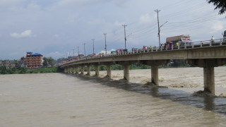नदीमा जलसतह बढ्ने,तटीय क्षेत्रमा सतर्कता अपनाउन आग्रह